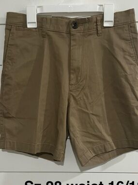 Goodfellow & Co Tan Flat-Front Men's Shorts